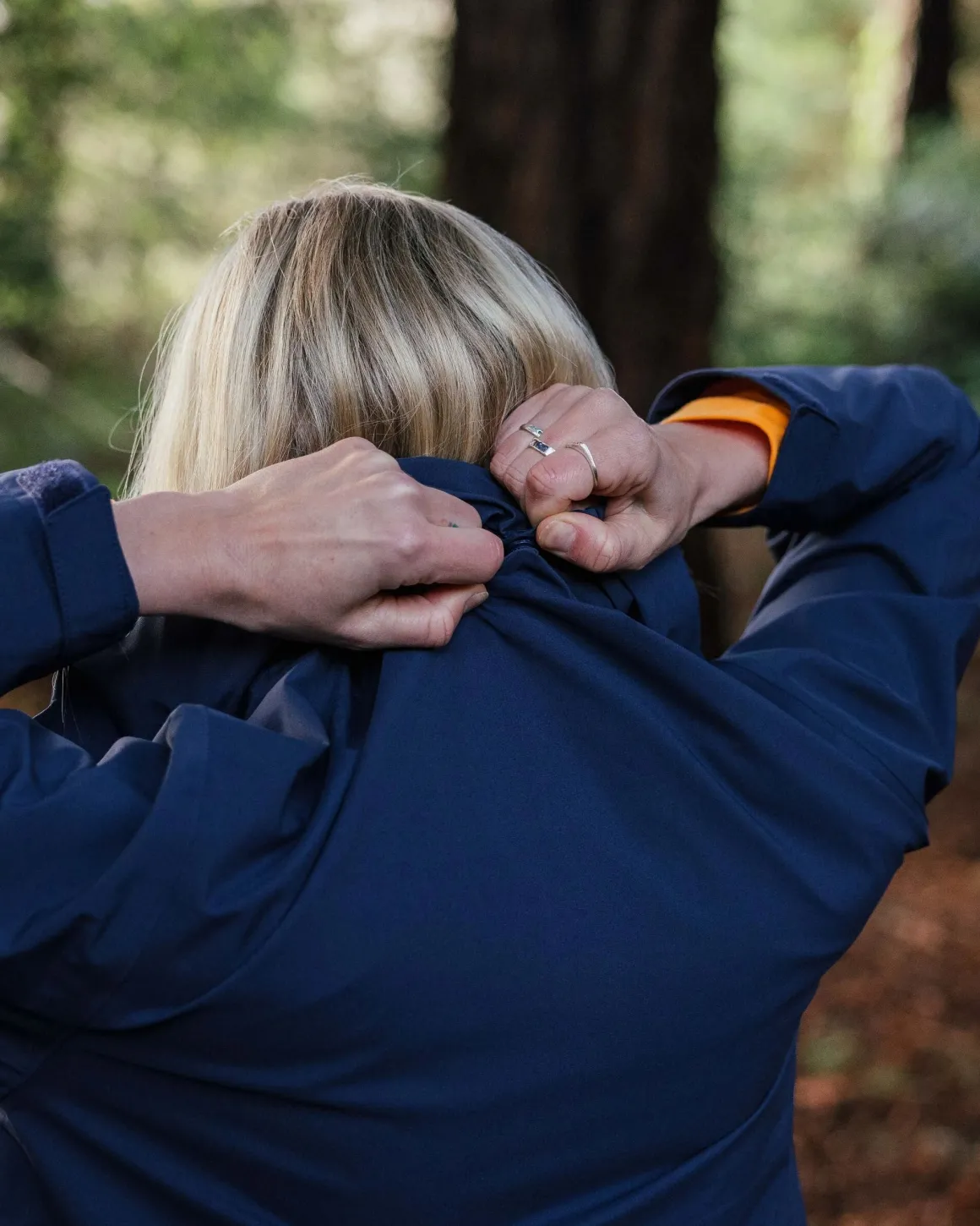 Skyline Recycled Water Resistant Pullover - Rich Navy