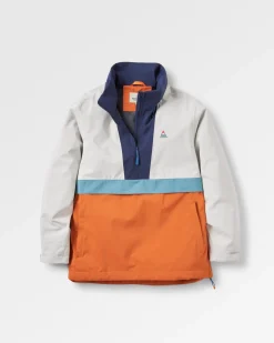 Skyline Recycled Water Resistant Pullover - Burnt Orange/Birch