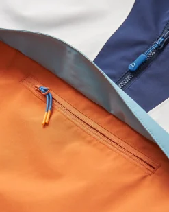 Skyline Recycled Water Resistant Pullover - Burnt Orange/Birch