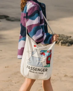 Sneaky Peak Organic Cotton Tote Bag - Multi - Passenger