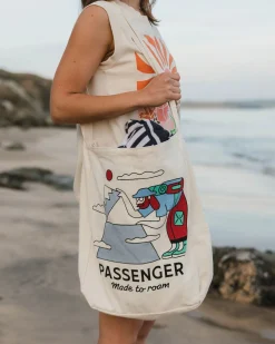 Sneaky Peak Organic Cotton Tote Bag - Multi - Passenger
