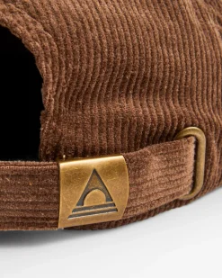 Sneaky Peak Recycled Cord 5 Panel Hat - Acorn