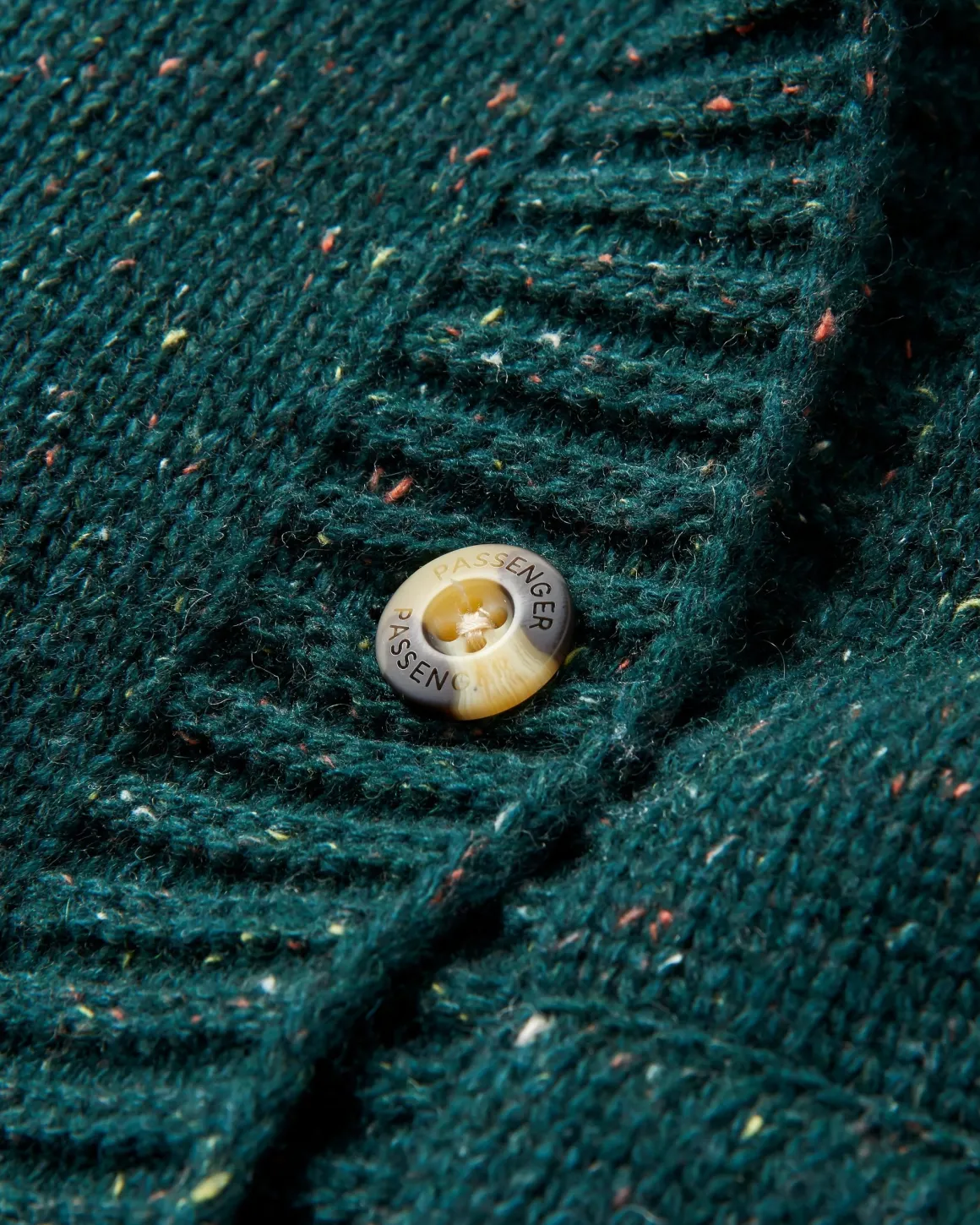 Snoozle Recycled Knitted Hooded Cardigan - Rain Forest