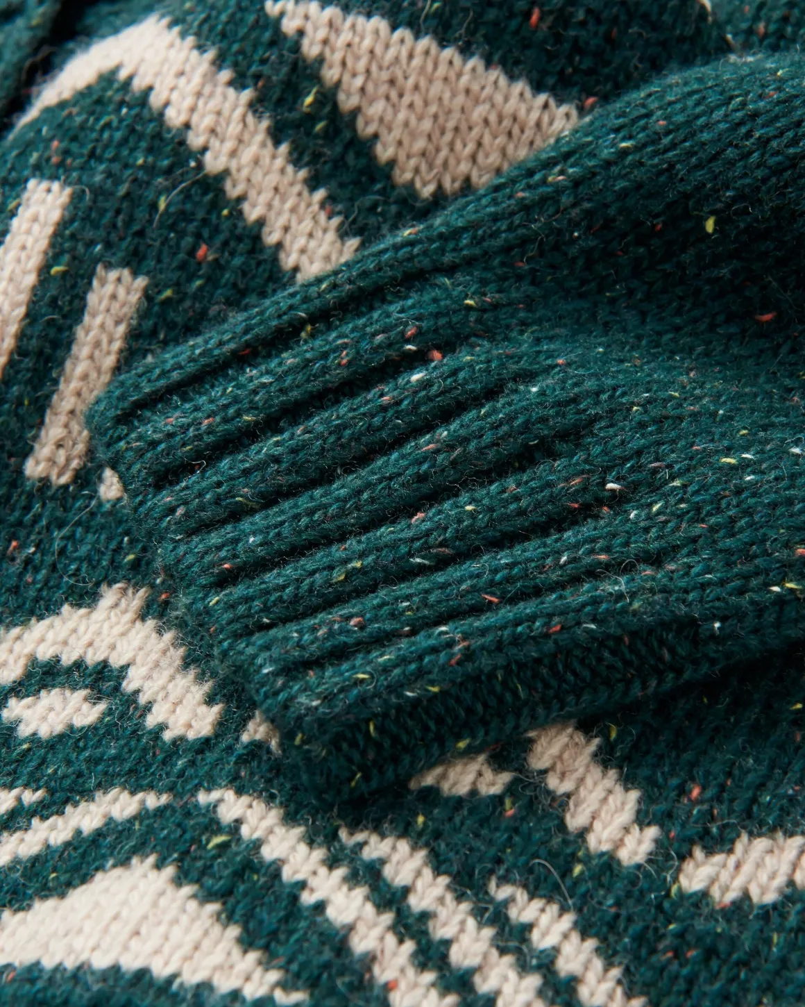 Snoozle Recycled Knitted Hooded Cardigan - Rain Forest