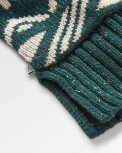 Snoozle Recycled Knitted Hooded Cardigan - Rain Forest