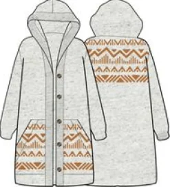 Snoozle Recycled Knitted Hooded Sweater - Oatmeal