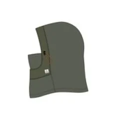 Snow Lodge Recycled Polar Fleece Hood - Khaki Green