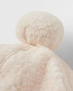 Snow Recycled Sherpa Beanie - Vintage White