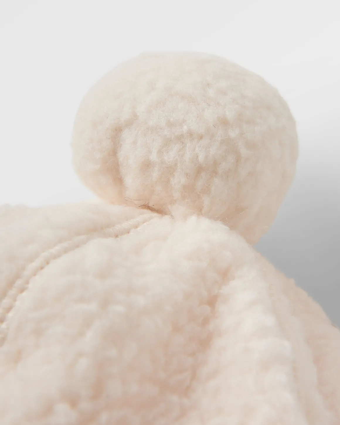 Snow Recycled Sherpa Beanie - Vintage White