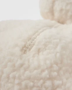 Snow Recycled Sherpa Beanie - Vintage White