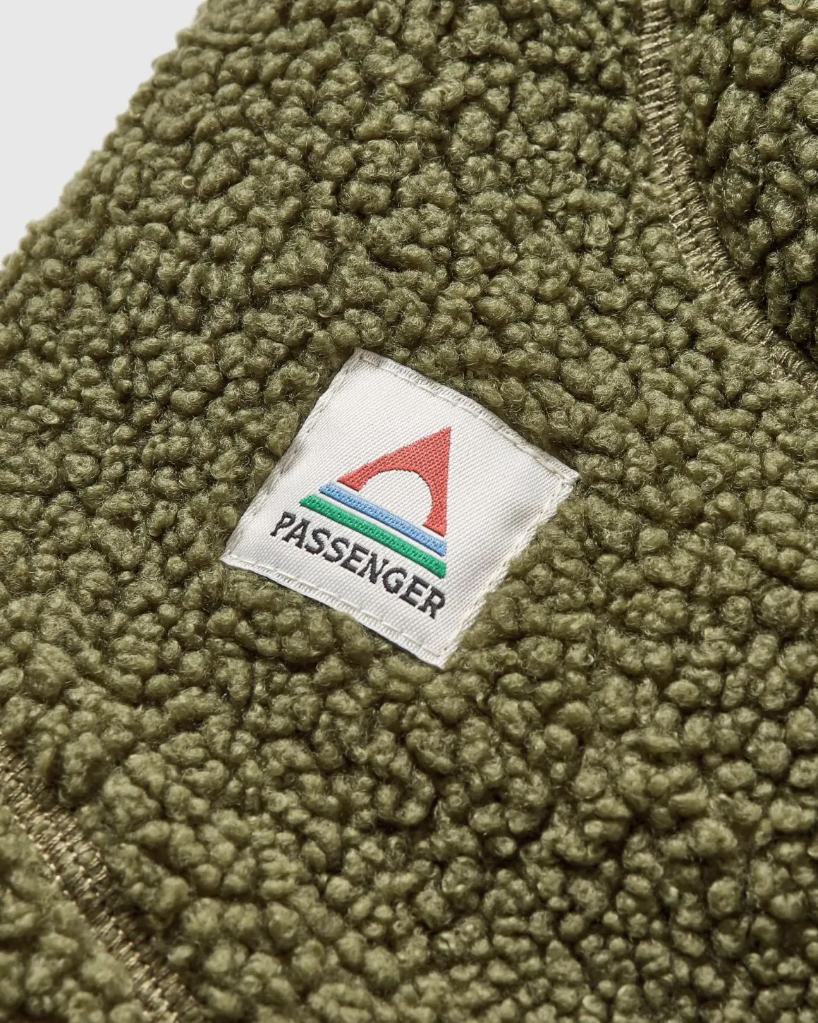 Snowdrift Recycled Fleece Hood - Khaki Green
