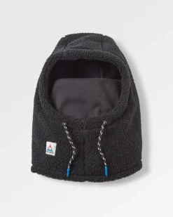 Snowdrift Recycled Fleece Hood - Black