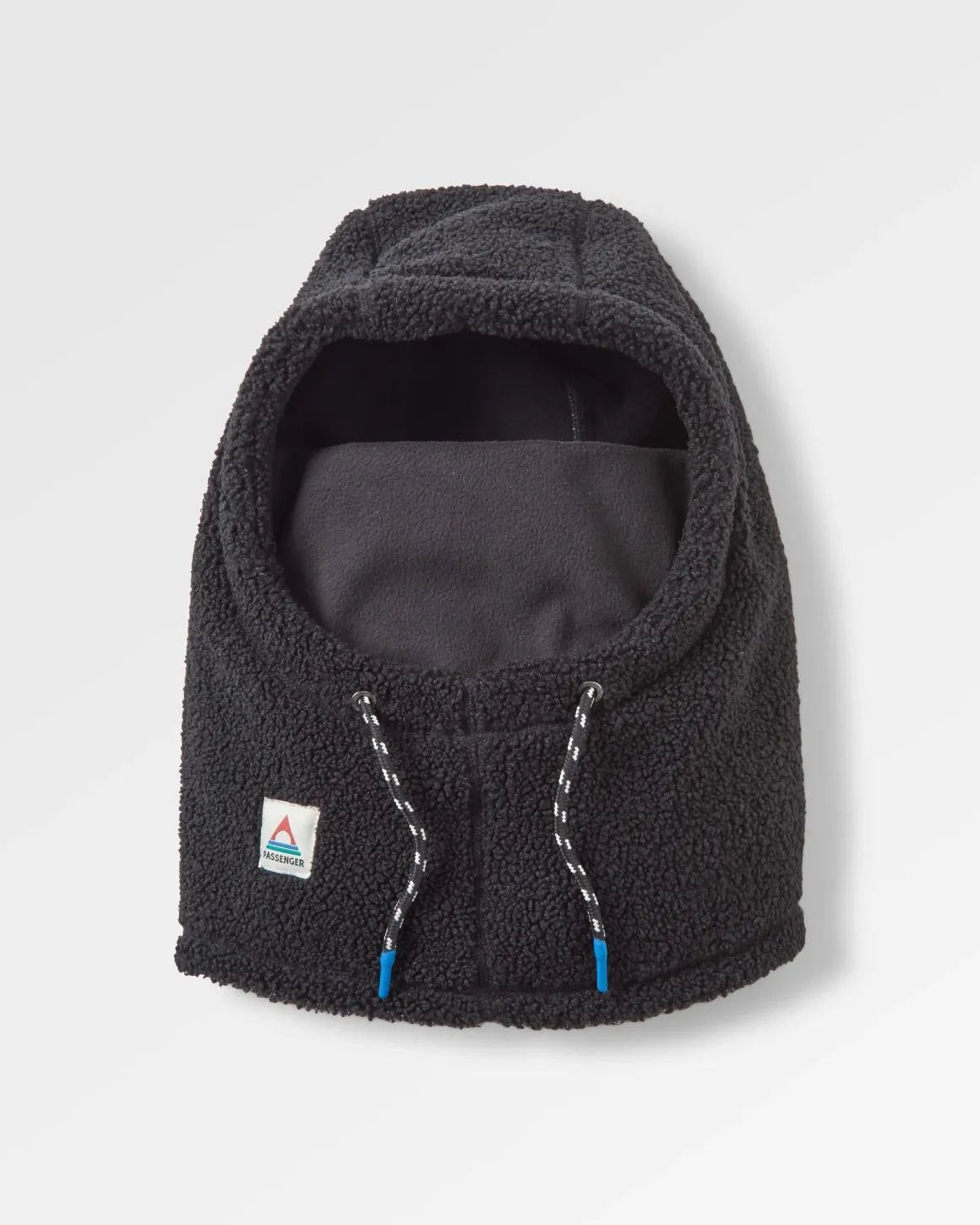Snowdrift Recycled Fleece Hood - Black