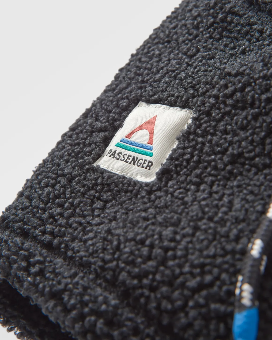 Snowdrift Recycled Fleece Hood - Black