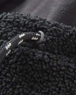 Snowdrift Recycled Fleece Hood - Black