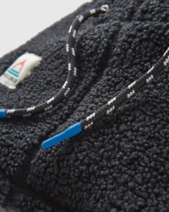 Snowdrift Recycled Fleece Hood - Black