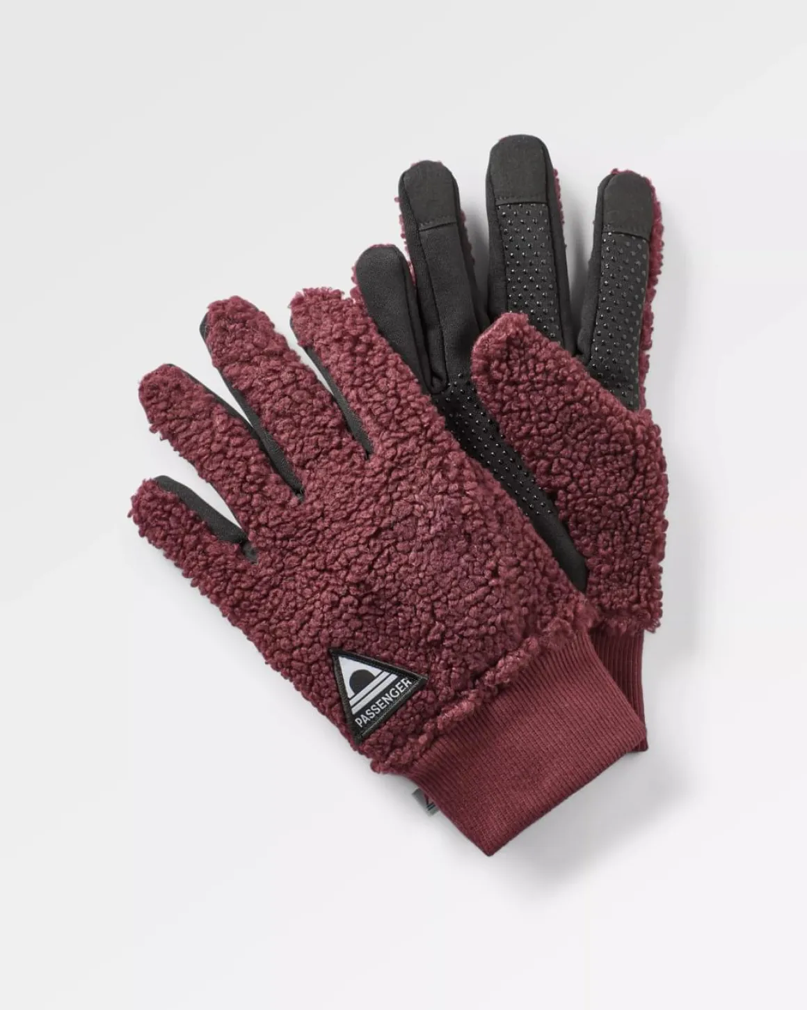 Snowfall 2.0 Recycled Sherpa Gloves - Wine