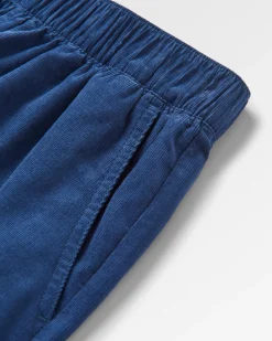 Someday 2.0 Organic Corduroy Crop Pants - Dark Denim