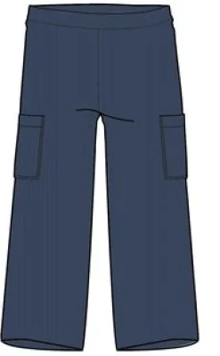 Someday 2.0 Organic Corduroy Crop Pants - Dark Denim