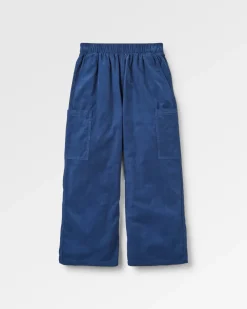 Someday 2.0 Organic Corduroy Crop Pants - Dark Denim