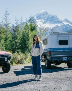 Someday 2.0 Organic Corduroy Crop Pants - Dark Denim