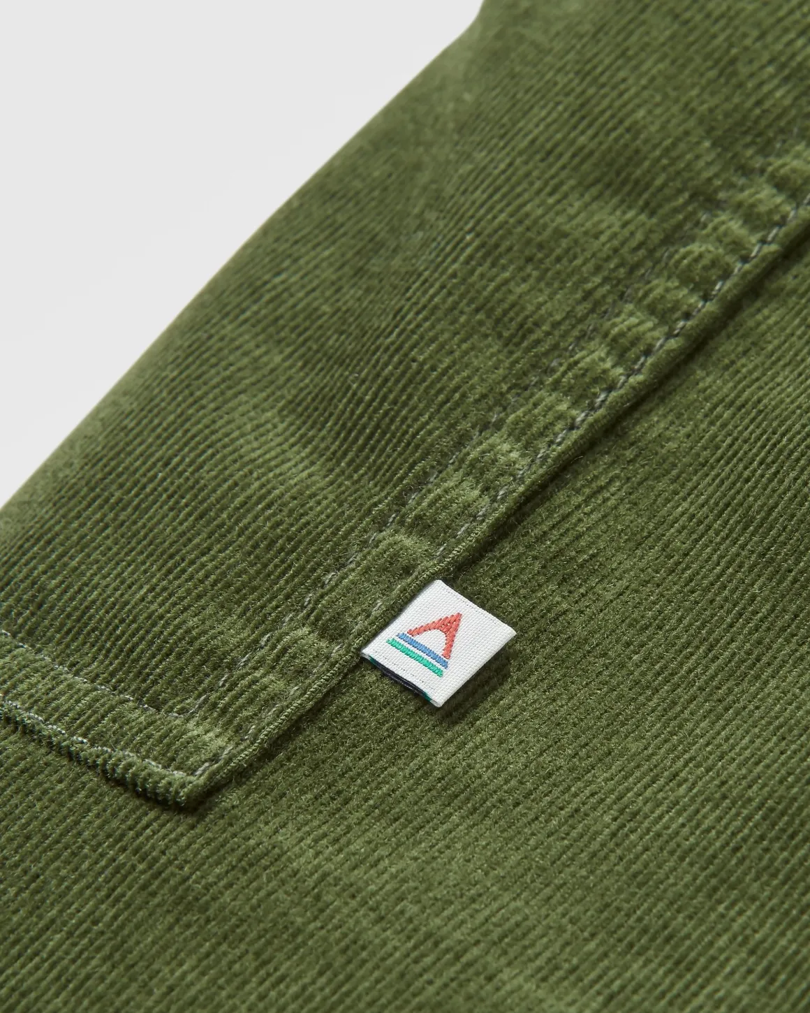 Someday Organic Cotton Corduroy Cropped Pant - Fir Tree