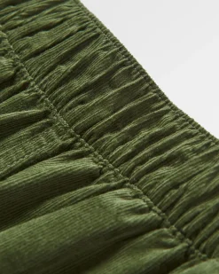Someday Organic Cotton Corduroy Cropped Pant - Fir Tree