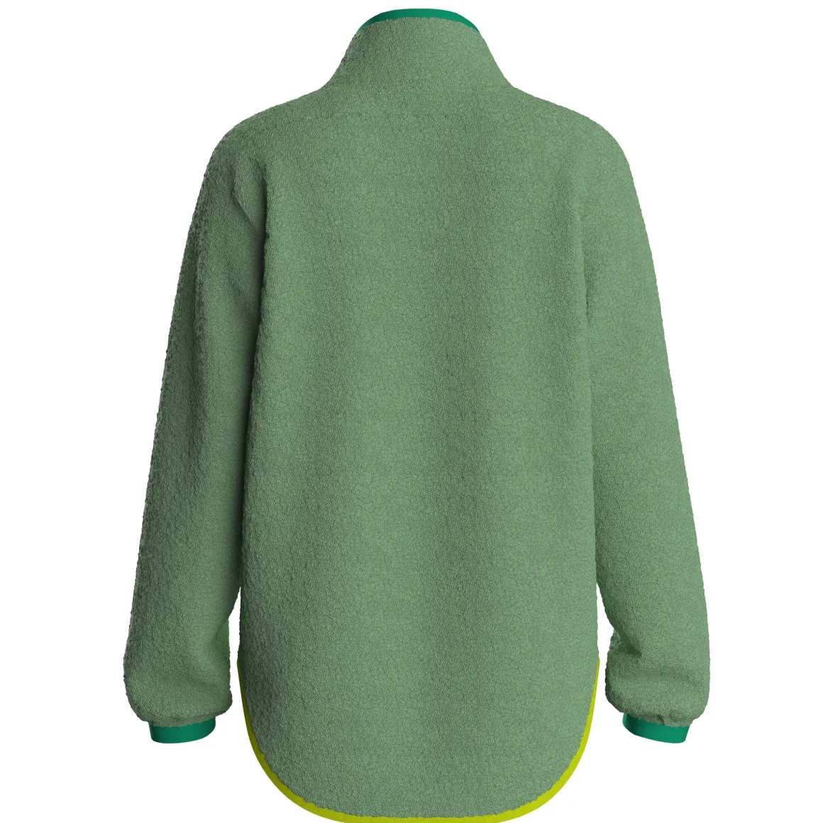 Sorrel Recycled Polar Fleece - Green Fig
