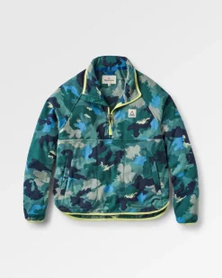 Sorrel Recycled Polar Fleece - Alpine Camo Rain Forest