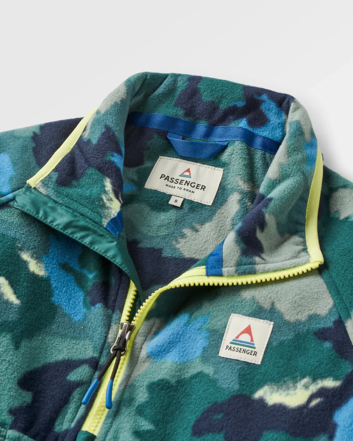 Sorrel Recycled Polar Fleece - Alpine Camo Rain Forest