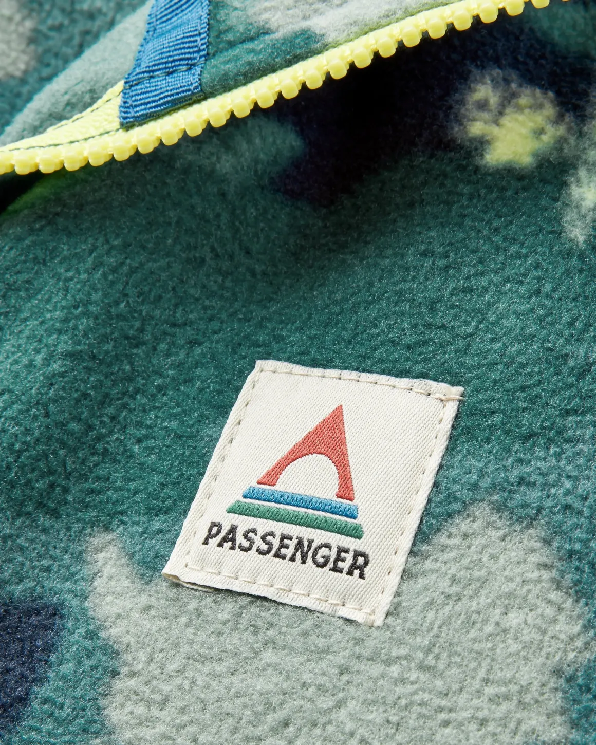 Sorrel Recycled Polar Fleece - Alpine Camo Rain Forest