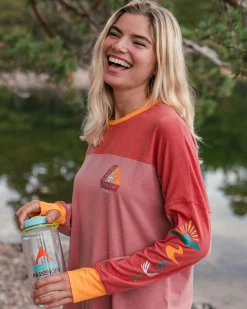 Sorrento Recycled Active Long Sleeve T-Shirt - Dusty Rose