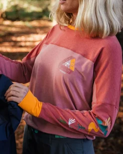 Sorrento Recycled Active Long Sleeve T-Shirt - Dusty Rose