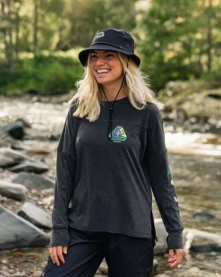 Sorrento Recycled Active Long Sleeve T-Shirt - Black