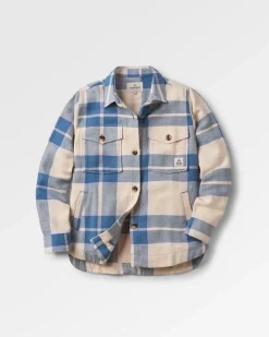 Stella Organic Cotton Long Sleeve Shirt - Provincial Blue Check