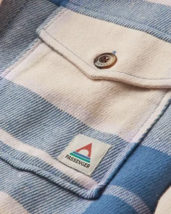 Stella Organic Cotton Long Sleeve Shirt - Provincial Blue Check