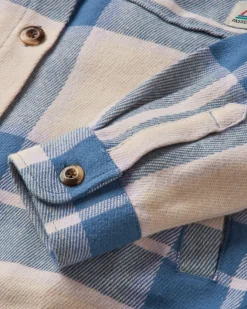 Stella Organic Cotton Long Sleeve Shirt - Provincial Blue Check