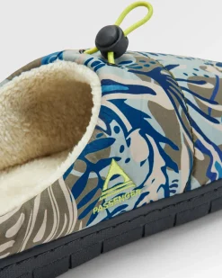 Step Out Slipper - Abstract Seaweed Pistachio