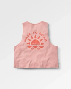 Sunburst Organic Tank Top - Soft Shell Pink