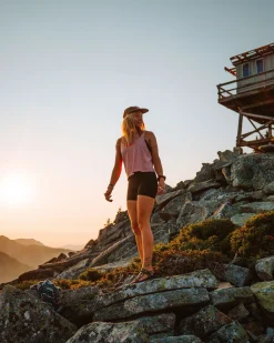 Sunburst Organic Tank Top - Soft Shell Pink