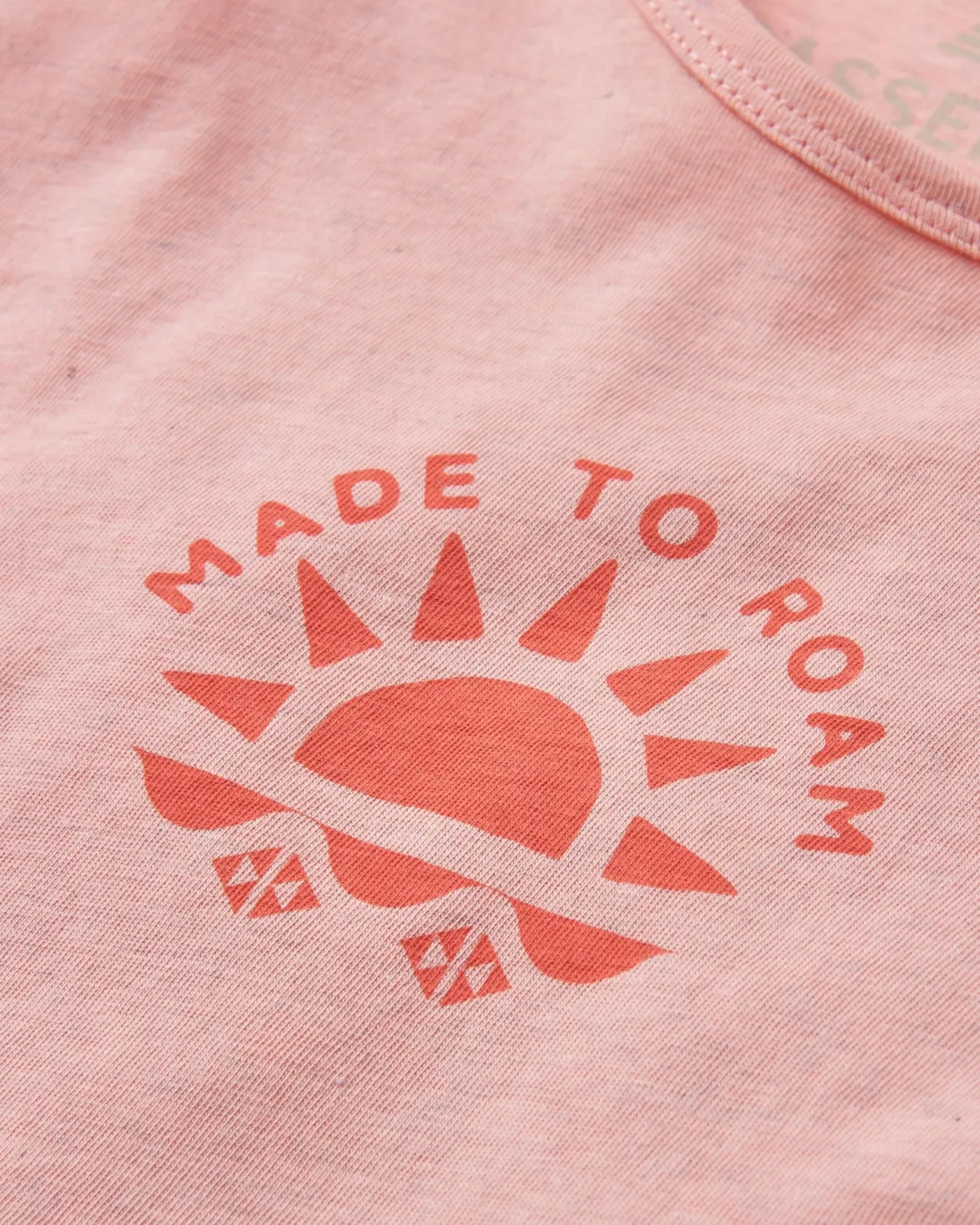 Sunburst Organic Tank Top - Soft Shell Pink