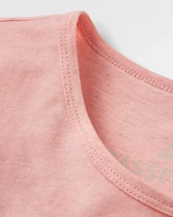 Sunburst Organic Tank Top - Soft Shell Pink