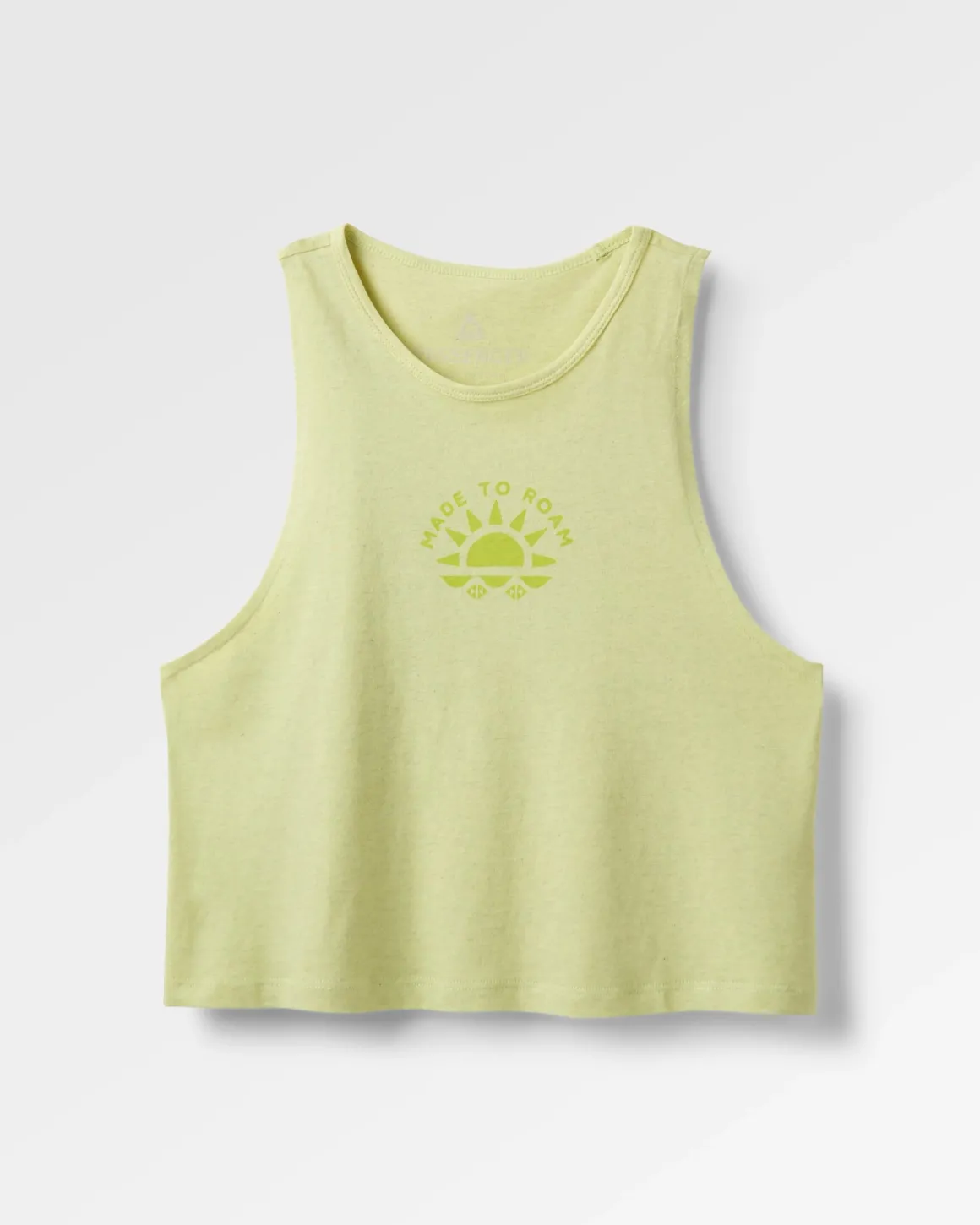 Sunburst Organic Tank Top - Soft Lime Juice