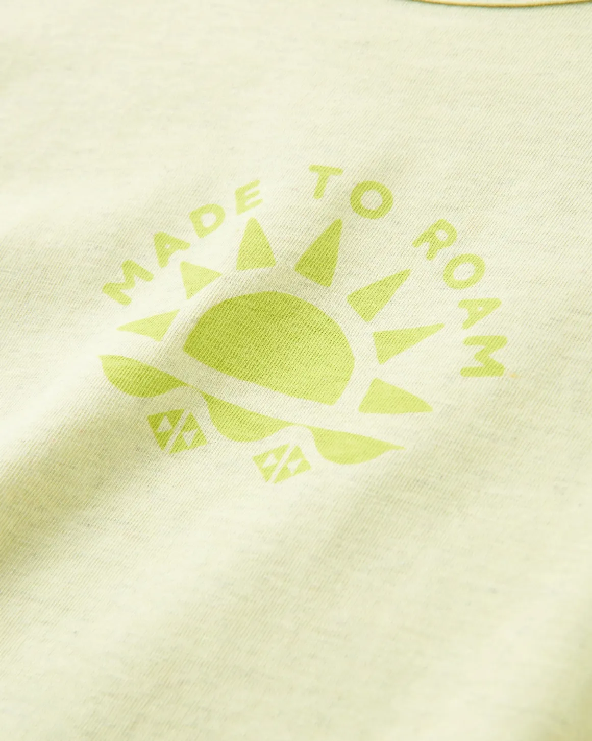 Sunburst Organic Tank Top - Soft Lime Juice