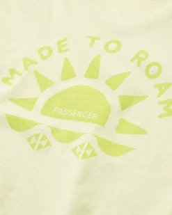 Sunburst Organic Tank Top - Soft Lime Juice