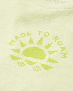 Sunburst Organic T-Shirt - Soft Lime Juice