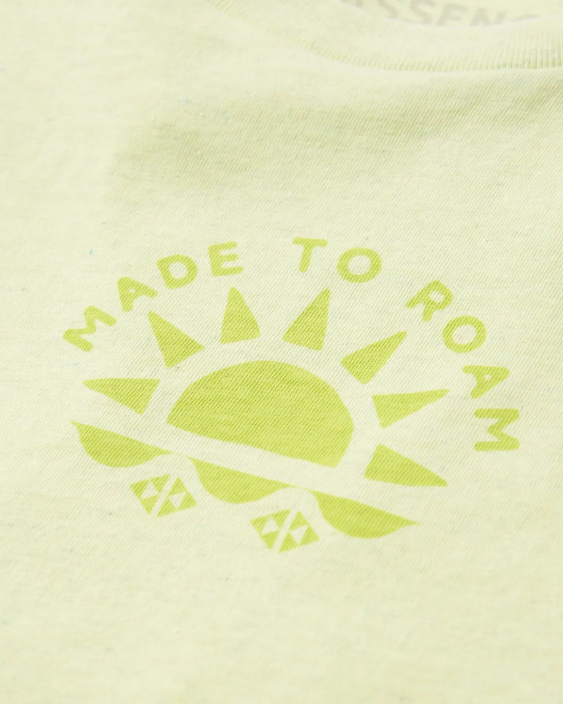 Sunburst Organic T-Shirt - Soft Lime Juice