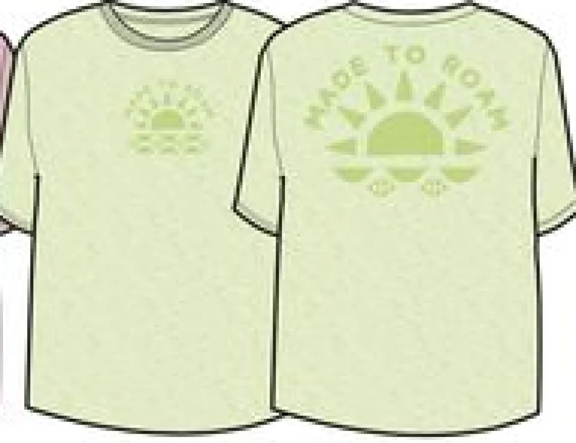 Sunburst Organic T-Shirt - Soft Lime Juice