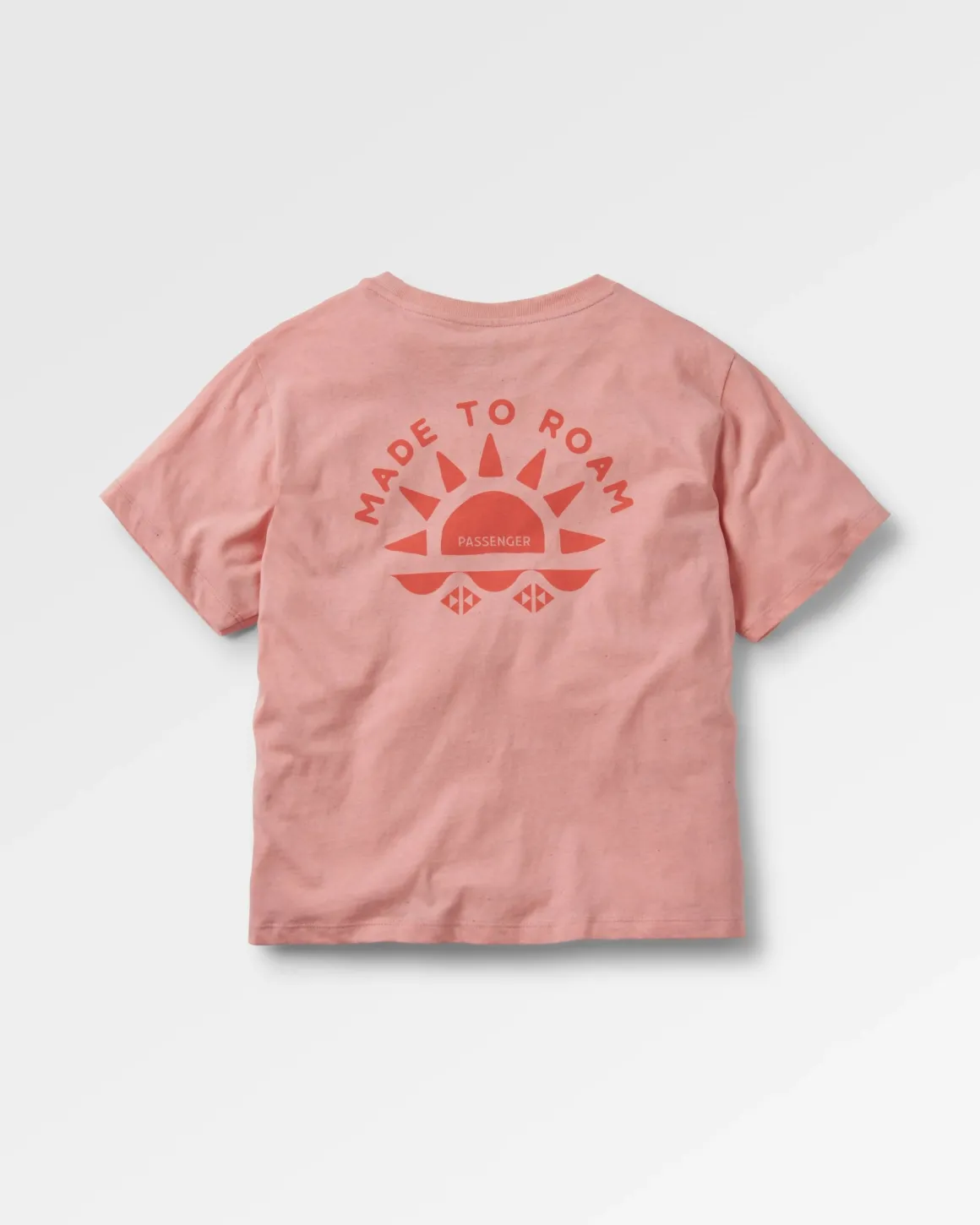 Sunburst Organic T-Shirt - Soft Shell Pink