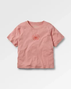 Sunburst Organic T-Shirt - Soft Shell Pink